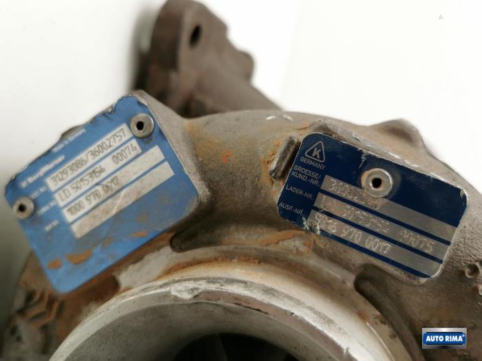 Turbo från en Volvo V70 (BW) 2.4 D5 20V 205 2011