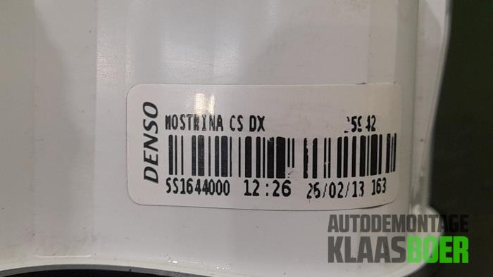 Kachel Bedieningspaneel van een Fiat Panda/Pandina (312) 0.9 TwinAir 65 2013