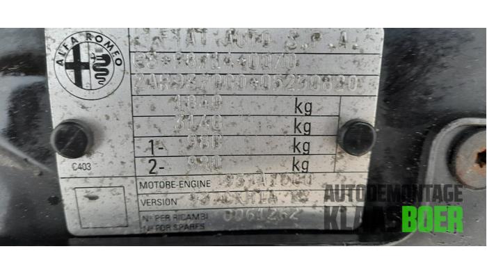 Achterklep van een Alfa Romeo GT (937) 2.0 JTS 16V 2007