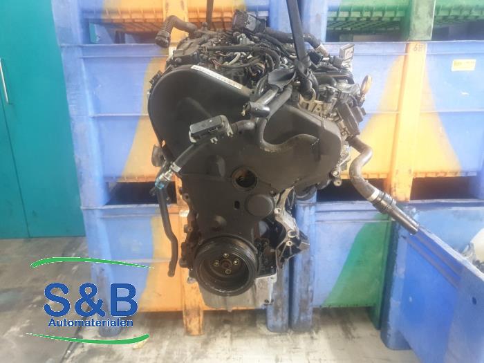 Motor van een Skoda Octavia Combi (5EAC) 2.0 TDI GreenTec 16V 4x4 2015