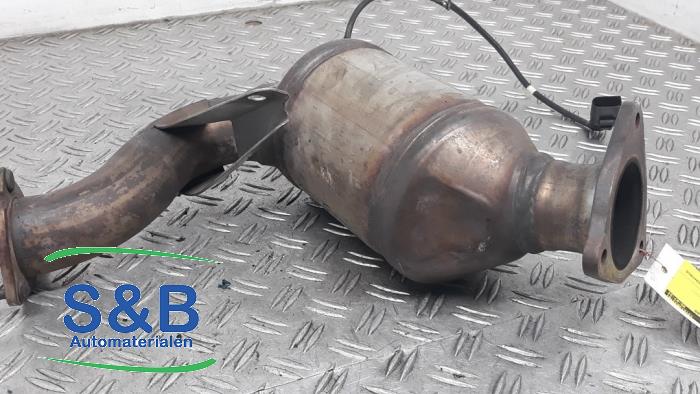 Främre avgasrör + katalysator från en Audi A7 Sportback (4GA/4GF) 2.8 V6 24V FSI 2011