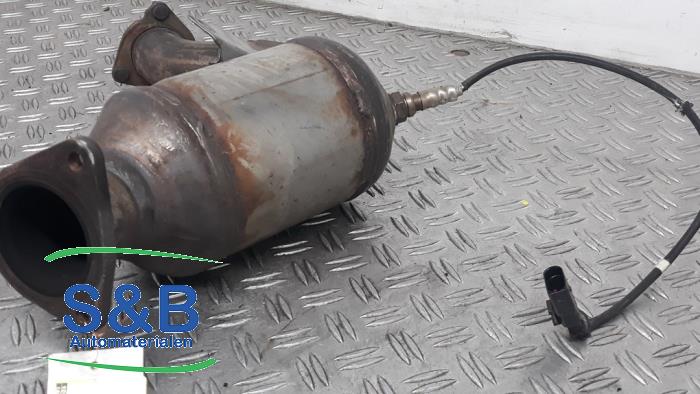 Främre avgasrör + katalysator från en Audi A7 Sportback (4GA/4GF) 2.8 V6 24V FSI 2011