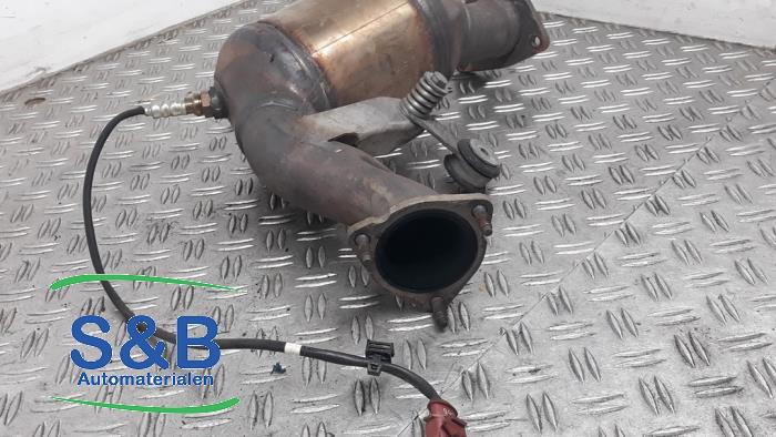 Främre avgasrör + katalysator från en Audi A7 Sportback (4GA/4GF) 2.8 V6 24V FSI 2011