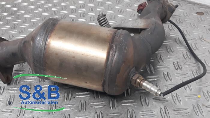 Främre avgasrör + katalysator från en Audi A7 Sportback (4GA/4GF) 2.8 V6 24V FSI 2011