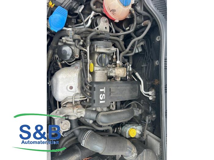 Motor från en Skoda Rapid 1.2 TSI 2014
