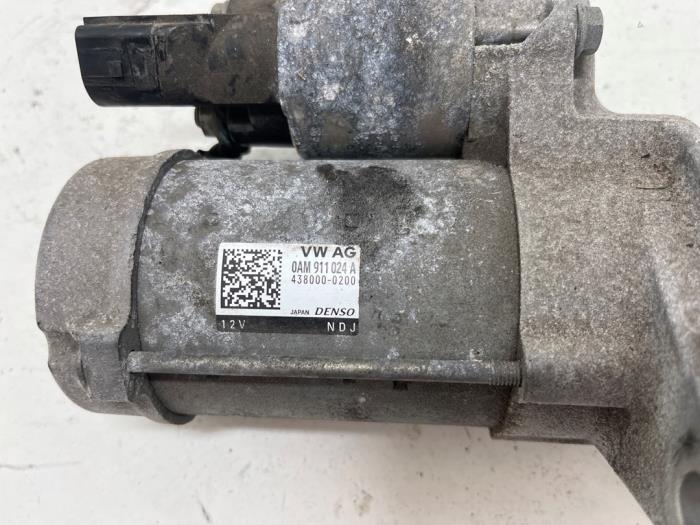 Startmotor från en Audi A1 (8X1/8XK) 1.4 TFSI 16V 122 2013
