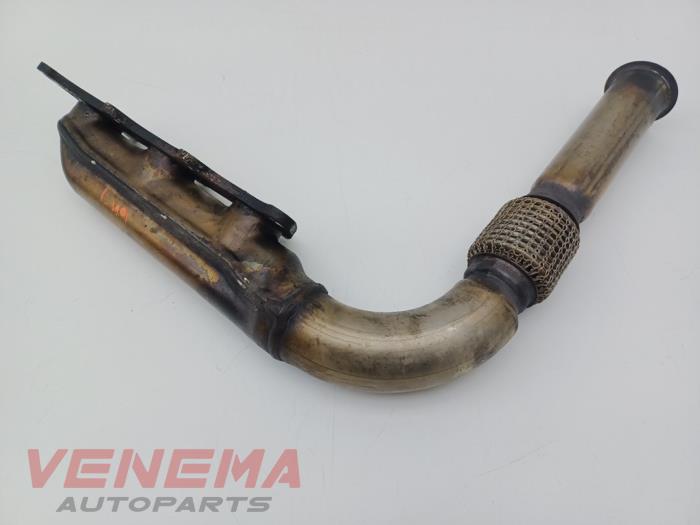 Uitlaatspruitstuk van een Audi Q7 (4MB/4MG) 3.0 TDI V6 24V 2018