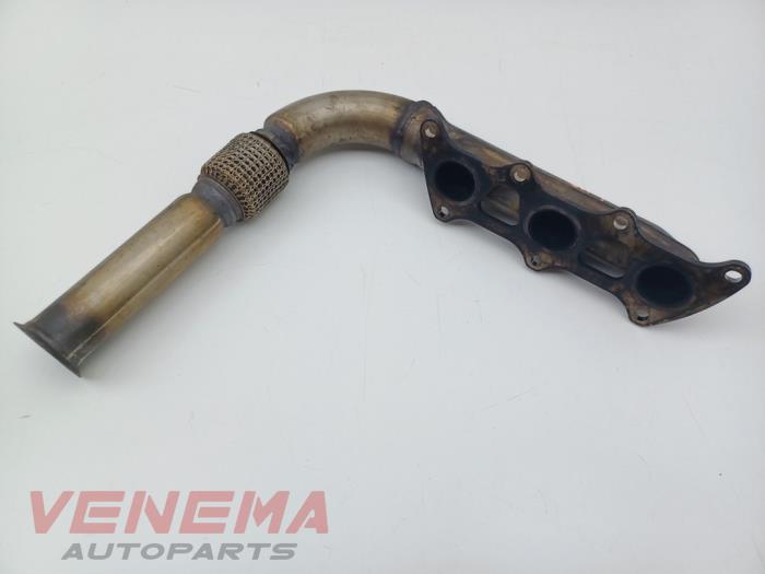 Uitlaatspruitstuk van een Audi Q7 (4MB/4MG) 3.0 TDI V6 24V 2018