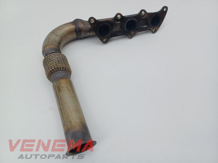 Uitlaatspruitstuk van een Audi Q7 (4MB/4MG) 3.0 TDI V6 24V 2018