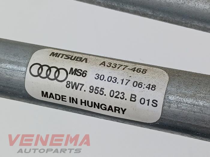 Torkarmotor + mekanism från en Audi A5 Cabrio (F57/F5E) 3.0 TDI V6 24V Quattro 2017