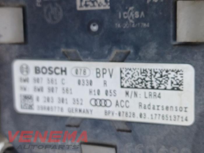 Adaptiv farthållare, sensor (avstånd) från en Audi A5 Cabrio (F57/F5E) 3.0 TDI V6 24V Quattro 2017