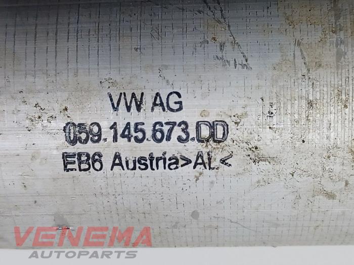 Laddluftkylarrör från en Audi A5 Cabrio (F57/F5E) 3.0 TDI V6 24V Quattro 2017