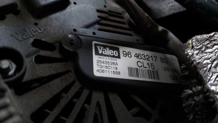 Dynamo från en Citroën Berlingo 1.6 HDI 16V 90 2007