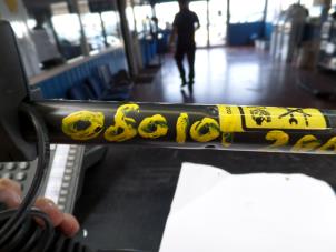 Używane Wtyk pasa bezpieczenstwa lewy przód Rover 200 (RF) 214 Si 1.4 16V Cena na żądanie oferowane przez N Kossen Autorecycling BV