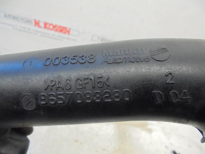 Turbo Pijp van een Fiat Scudo 2009