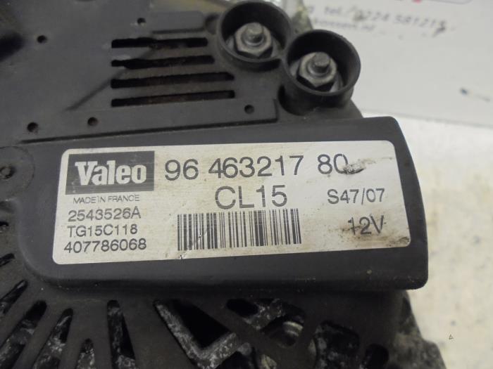 Dynamo från en Citroen Berlingo 2008