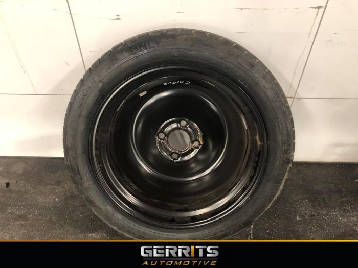 Utrymmesbesparande reservhjul från en Renault Captur (2R) 0.9 Energy TCE 12V 2016