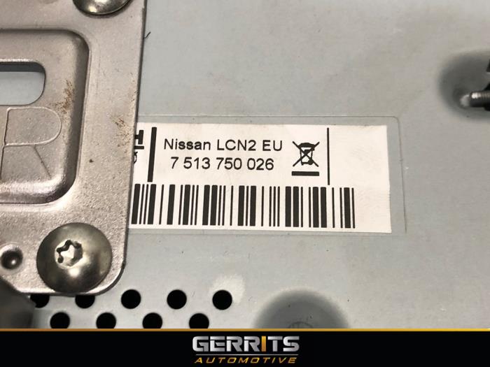 Navigeringssystem från en Nissan Micra (K13) 1.2 12V DIG-S 2015