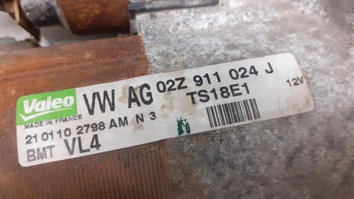 Startmotor från en Seat Ibiza IV SC (6J1) 1.4 TDI 2010