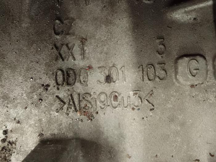 Växellåda från en Audi A1 Sportback (GBA) 1.0 25 TFSI 12V 2021