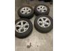 Velgen set + banden van een Hyundai Tucson (JM) 2.0 16V CVVT 4x2 2010