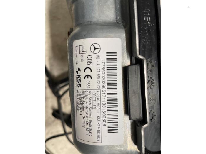 Airbagset + modul från en Mercedes-Benz A (177.0) 2.0 A-220 Turbo 16V 2020