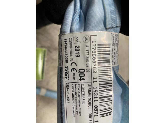 Airbagset + modul från en Mercedes-Benz A (177.0) 2.0 A-220 Turbo 16V 2020