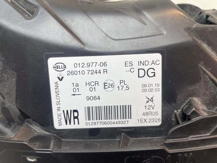 Koplamp rechts van een Renault Captur (2R)  2019