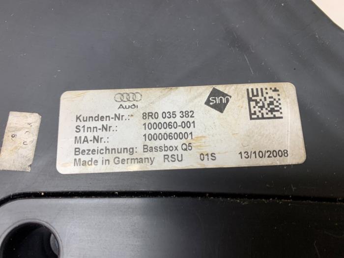 23780800 Subwoofer Audi Q5 2.0 TFSI 16V Quattro - 8R0035382 SINN