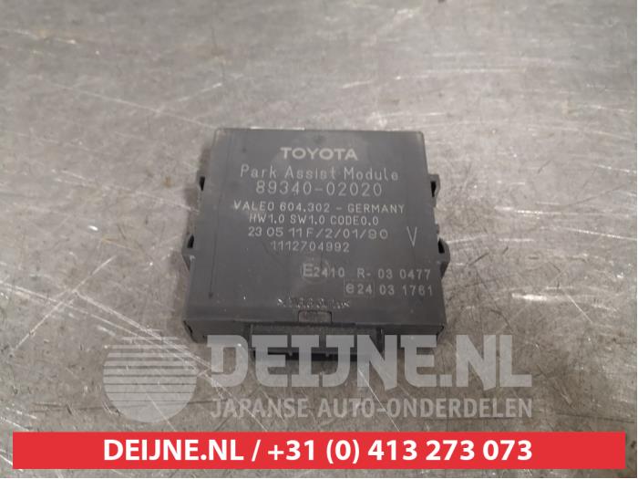 PDC-modul från en Toyota Auris (E15) 1.8 16V HSD Full Hybrid 2011