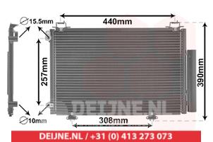 Nya Kondensor, luftkonditionering Toyota Yaris Pris € 50,00 Inklusive moms erbjuds av V.Deijne Jap.Auto-onderdelen BV