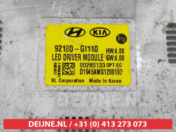 LED-strålkastarmodul från en Hyundai Ioniq 5 (NE) 73/77 kWh RWD 2021