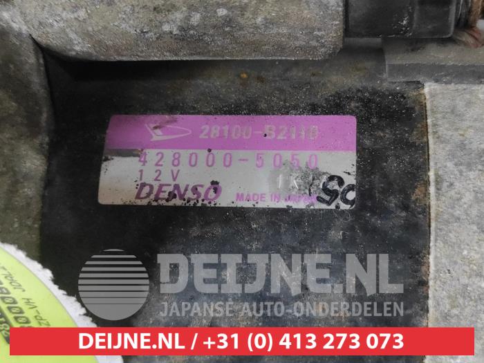 Startmotor från en Daihatsu Cuore (L251/271/276) 1.0 12V DVVT 2008
