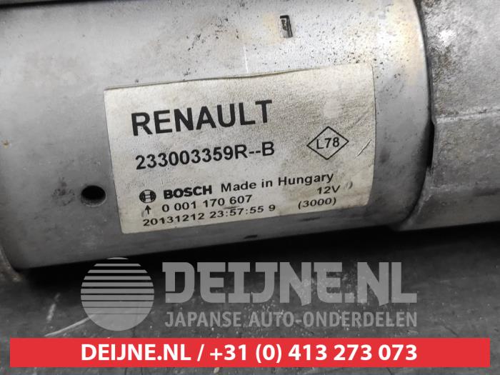 Startmotor från en Nissan Qashqai (J11) 1.6 dCi 2014