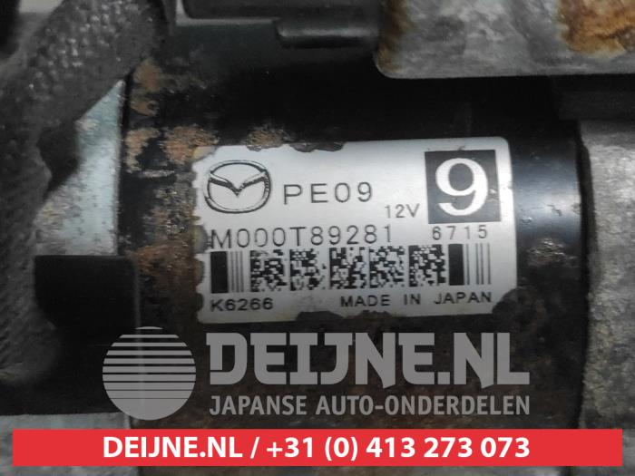 Startmotor från en Mazda CX-5 I (KE,GH) 2.0 SkyActiv-G 16V 2WD 2016