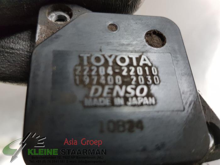 Miernik ilosci powietrza z Toyota Yaris Verso (P2) 1.3 16V 2002