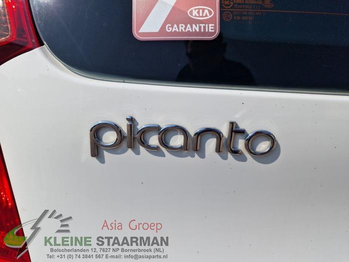 Gasveer links-achter van een Kia Picanto (TA) 1.2 16V 2012