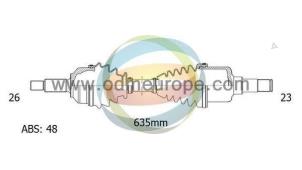 Nowe Os napedowa lewy przód Toyota Corolla Cena € 120,00 Z VAT oferowane przez Gebr Opdam B.V.