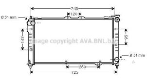 Nieuwe Radiateur Mazda 323F Prijs € 121,00 Inclusief btw aangeboden door Gebr Opdam B.V.
