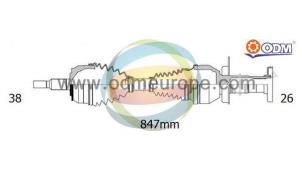 Nya Drivaxel, höger fram Volkswagen Transporter Pris € 423,50 Inklusive moms erbjuds av Gebr Opdam B.V.