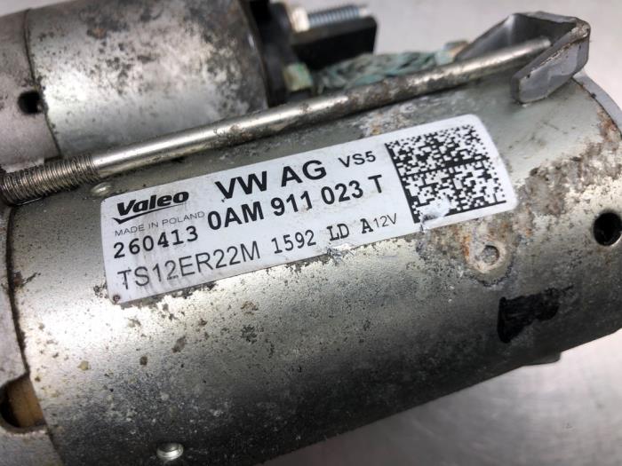 Startmotor från en Volkswagen Golf Plus (5M1/1KP) 1.4 TSI 122 16V 2013