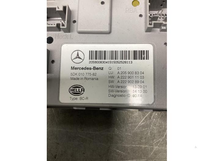 Dator , karosskontroll (BCM) från en Mercedes-Benz CLA (118.3) 2.0 CLA-220 Turbo 16V 2019