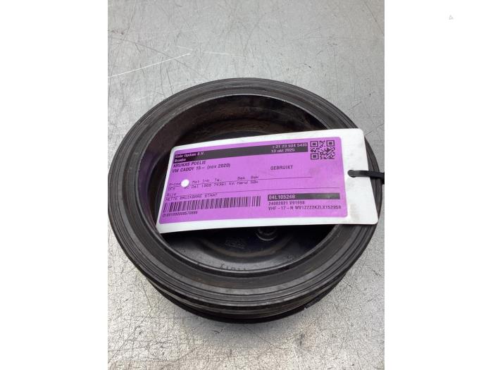 Remskiva, vevaxel från en Volkswagen Caddy IV 2.0 TDI 75 2020