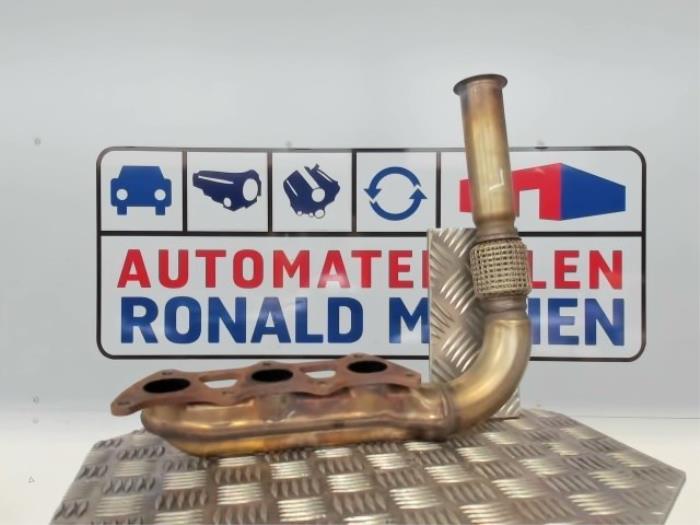 Uitlaatspruitstuk van een Audi Q7 (4MB/4MG) 3.0 TDI V6 24V 2017