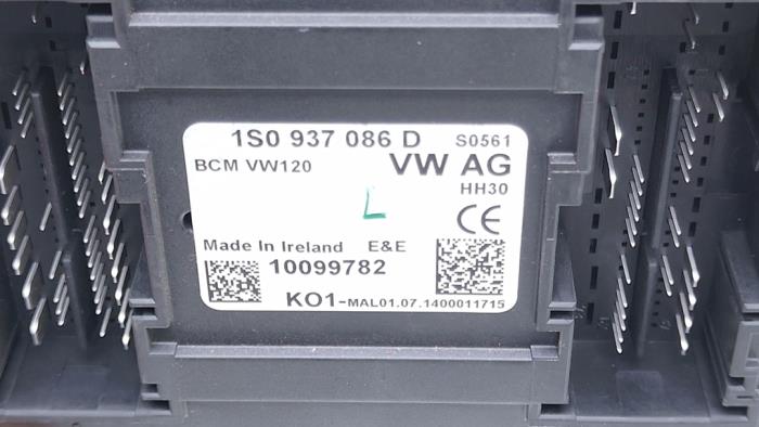 Dator , karosskontroll (BCM) från en Volkswagen Up! (121) 1.0 12V 60 2014