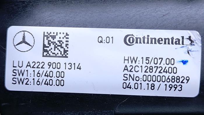 MMI-brytare från en Mercedes-AMG S AMG (W222) 4.0 S-63 L AMG V8 Turbo 4-Matic+ 2018