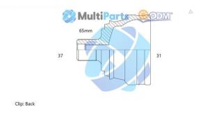 Nowe Przegub homokinetyczny przód Mercedes eVito Cena € 187,40 Z VAT oferowane przez Binckhorst BV