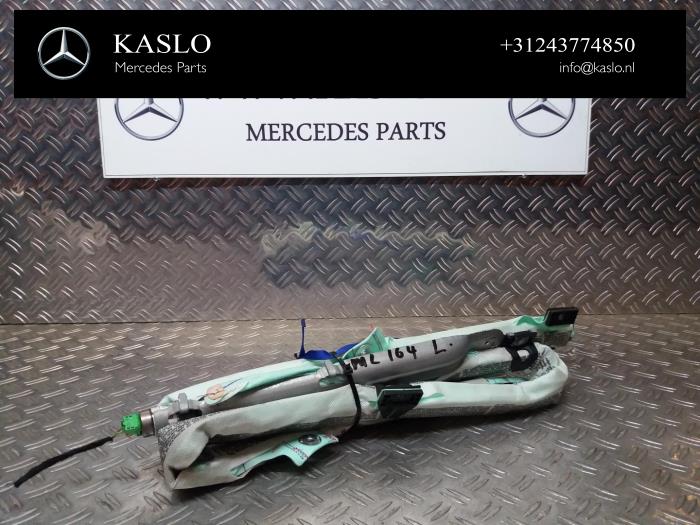 Takgardinairbag, vänster från en Mercedes-Benz ML II (164/4JG) 3.0 ML-280 CDI 4-Matic V6 24V 2008