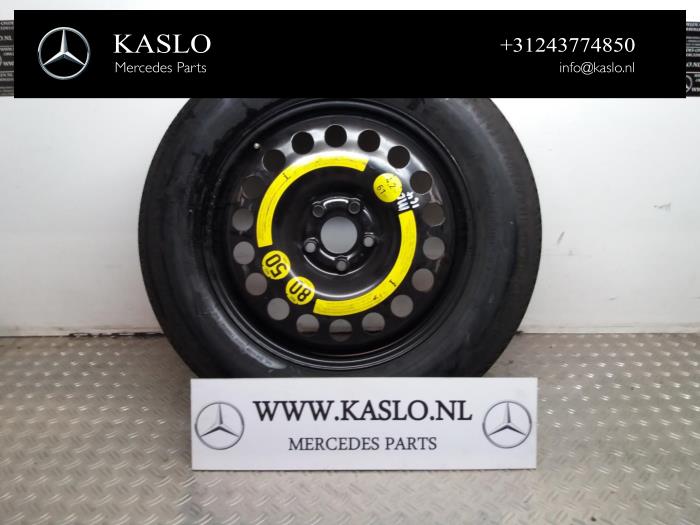 Domkraftsset + reservhjul från en Mercedes-Benz ML II (164/4JG) 3.0 ML-280 CDI 4-Matic V6 24V 2008