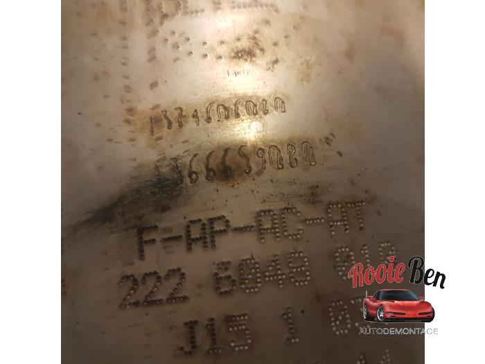 Katalysator van een Citroën Jumper (U9) 2.2 HDi 130 2015